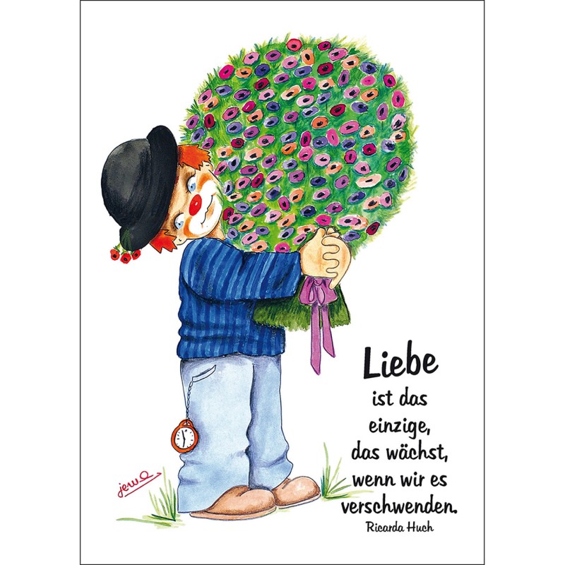 Postkarten: Liebe ist das einzige, 4 Stück