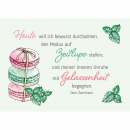 Postkarten: Heute will ich bewusst, 4 Stück