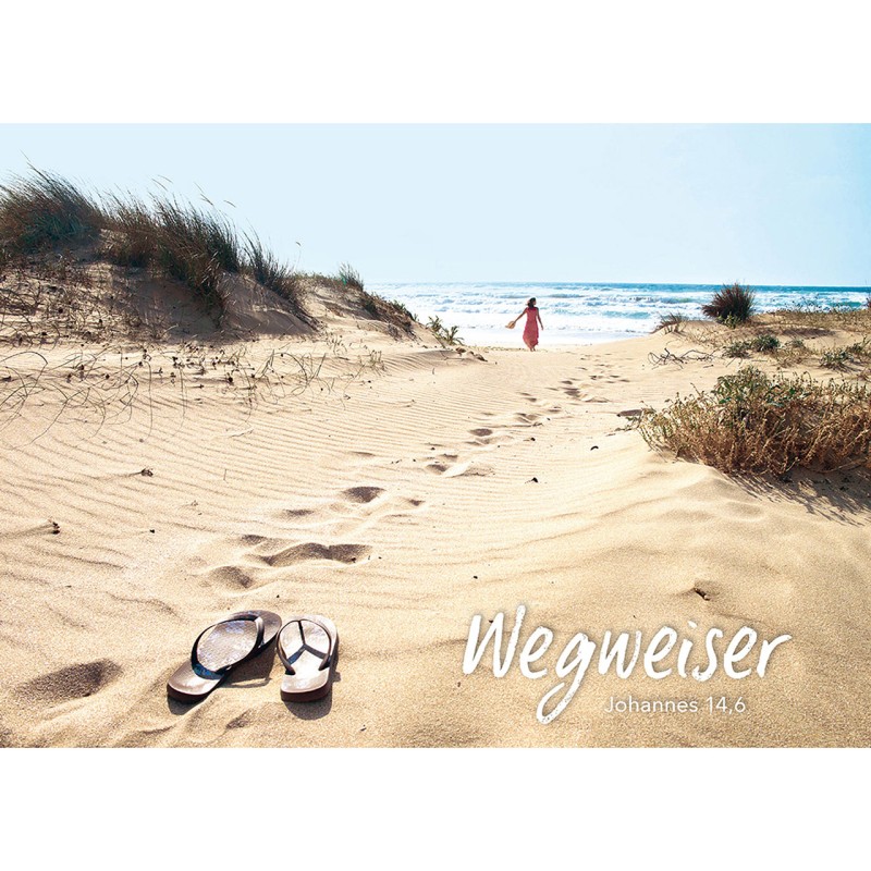 Postkarten: Wegweiser, 4 Stück