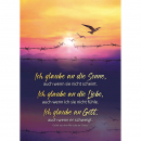 Postkarten: Ich glaube an die Sonne, 4 Stück