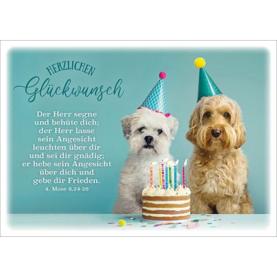 Postkarten: InMotion - Herzlichen Glückwunsch, 4 Stück