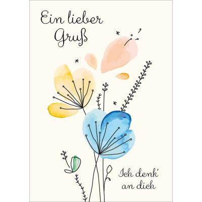 Postkarten: InMotion - Ein lieber Gruß, 4 Stück