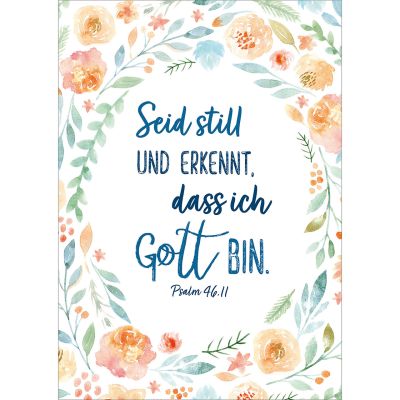 Postkarten: InMotion - Seid still und erkennt, 4 Stück
