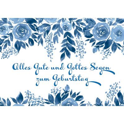 Postkarten: Alles Gute und Gottes Segen, 4 Stück