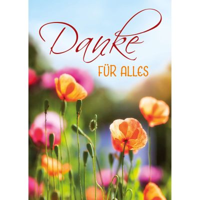 Postkarten: Danke für alles 4 Stück