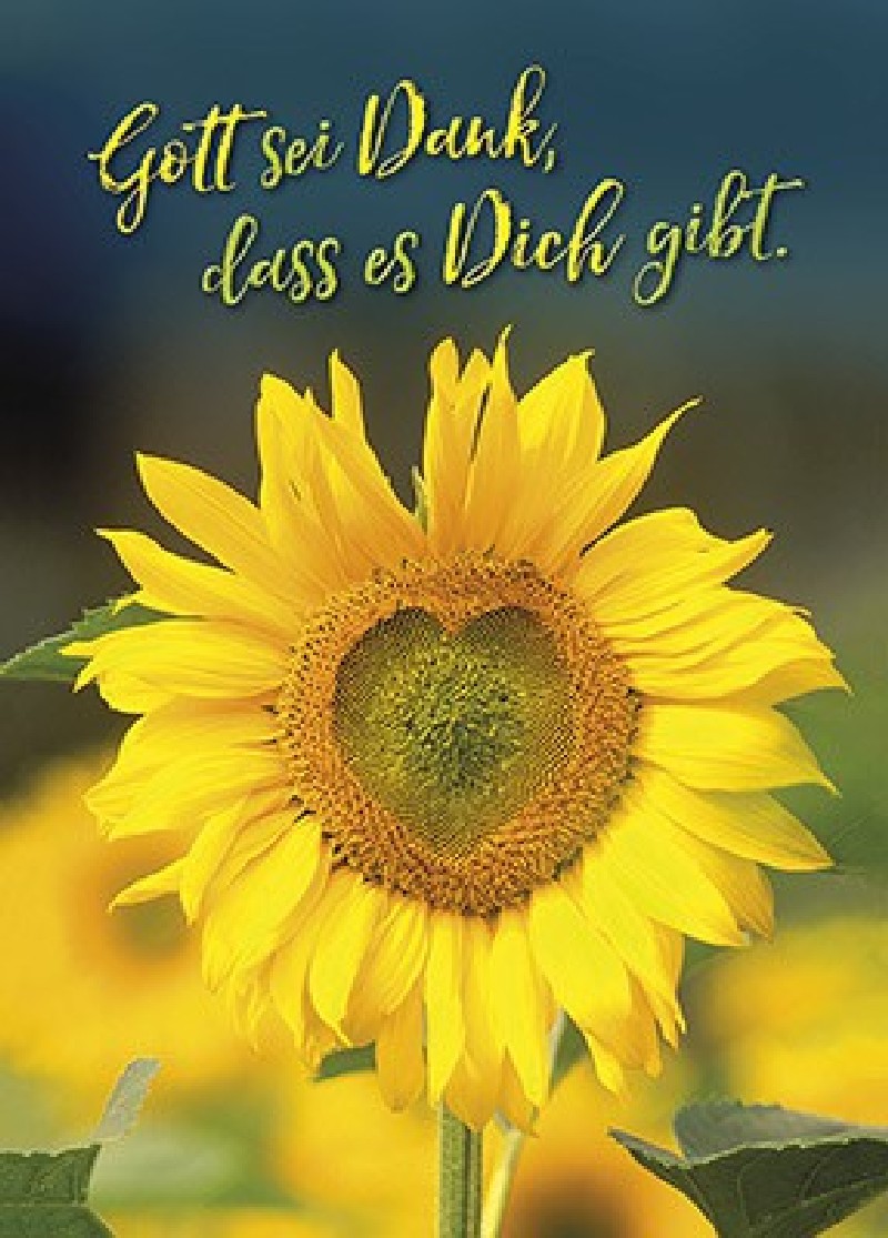 Postkarten: Gott sei Dank, dass es dich gibt, 4 Stück