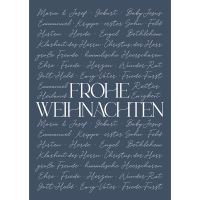 Postkarten: Frohe Weihnachten 4 Stück