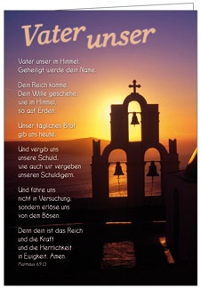 Faltkarte: Vater unser im Himmel - Neutral
