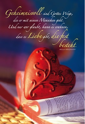 Faltkarte: Geheimnisvoll sind Gottes Wege - Neutral