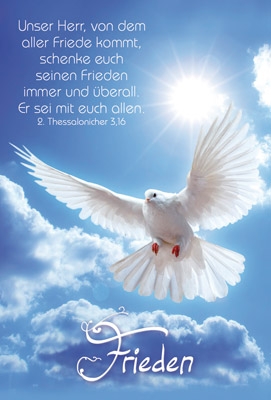 Faltkarte: Frieden - neutral