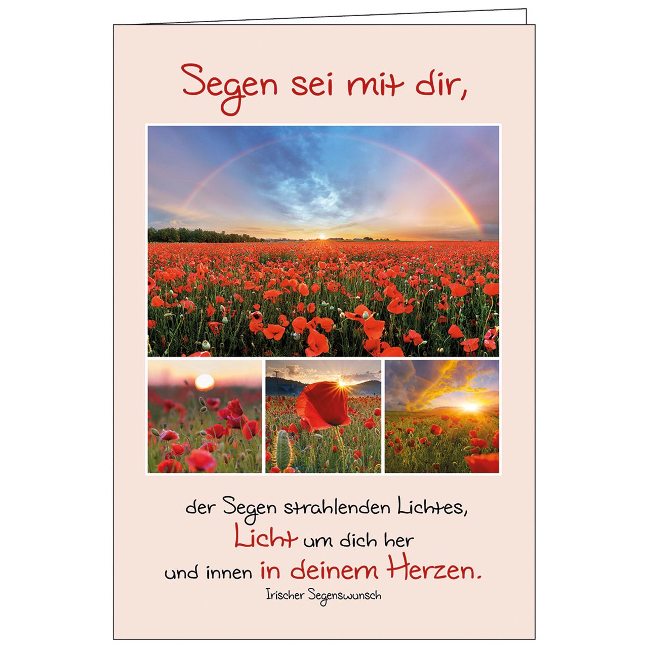 Faltkarte Segen sei mit dir 