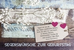 Faltkarte: Segenswünsche zum Geburtstag