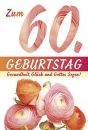 Faltkarte: Zum 60. Geburtstag