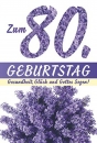 FALTKARTE 80.GEBURTSTAG