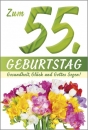 Faltkarte: Zum 55. Geburtstag