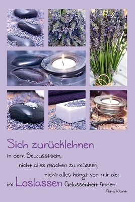 Faltkarte: Sich zurücklehnen - Geburtstag
