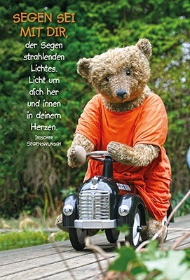 Faltkarte: Segen sei mit dir - Geburtstag