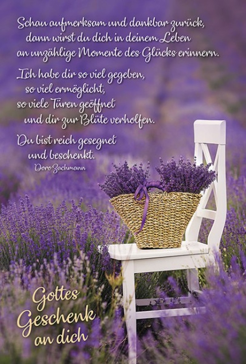 Gottes Geschenk an dich zum Geburtstag