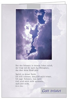 Faltkarte: Gott tröstet - Trauer