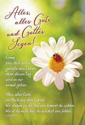 Faltkarte: Alles, alles Gute - Konfirmation