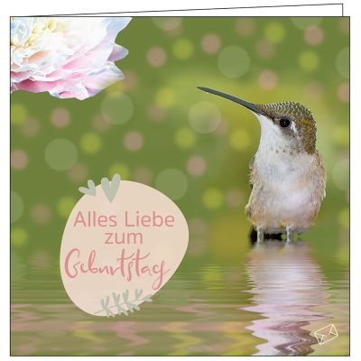 Faltkarte: Alles Liebe zum Geburtstag