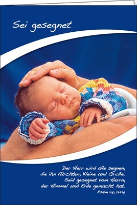 Faltkarte: Sei gesegnet