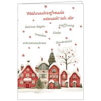 Faltkarte: Weihnachtsfreude wünsch `  ich dir