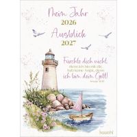 Postkarten: Mein Jahr 2026 - Ausblick 2027 Grafik, 12 Stk.