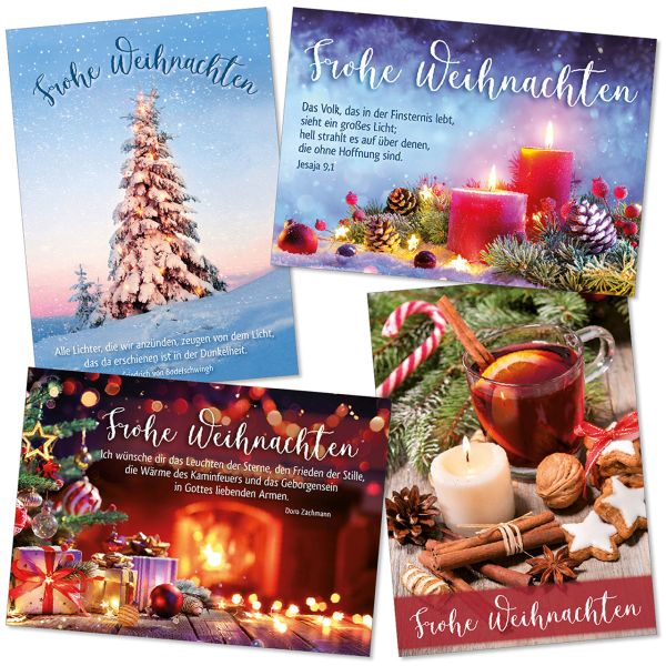 Weihnachts-Postkartenserie 12 Stück