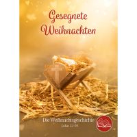 Postkarten: Gesegnete Weihnachten, 12 Stück