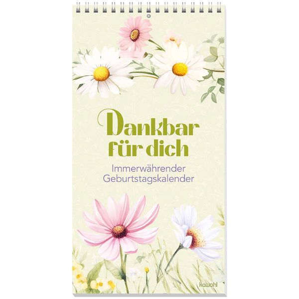 Dankbar für dich - Geburtstagskalender immerwährend