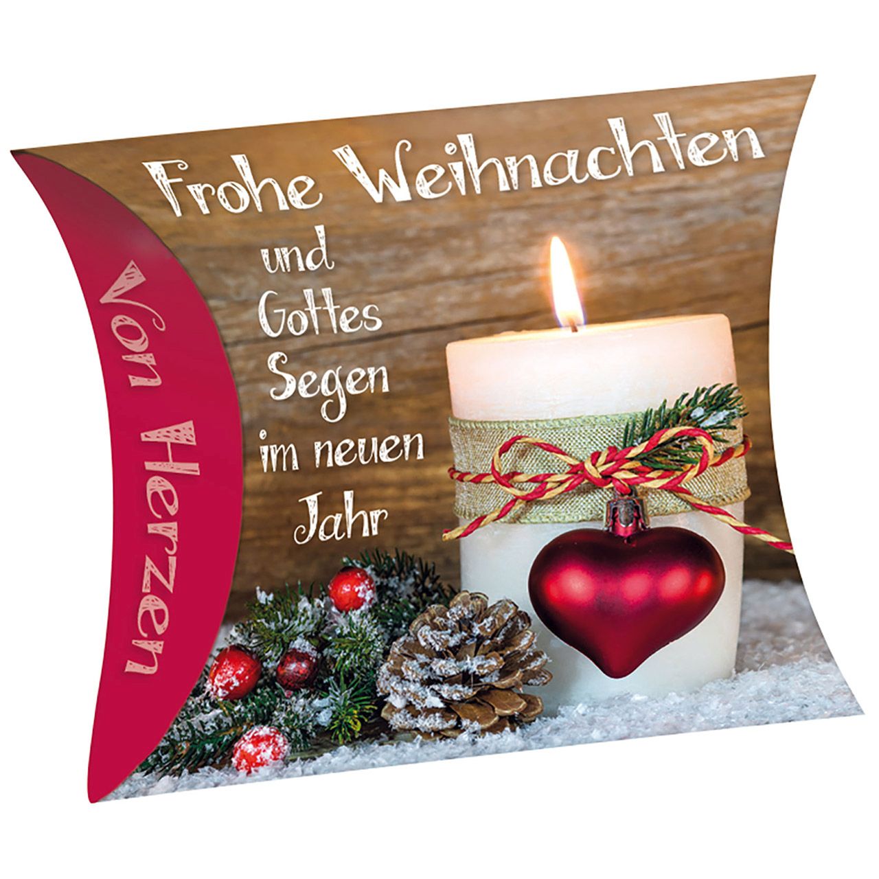 Schafmilchseife Herz Frohe Weihnachten