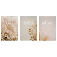 Poster-Set A4: ruach.yeshua.jahwe.