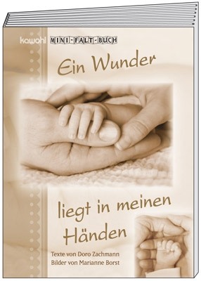 Falt-Buch mini Ein Wunder liegt in meinen Händen