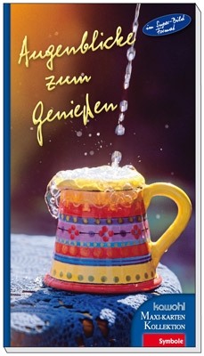 Postkartenbuch maxi: Augenblicke zum Genießen