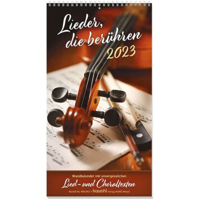 Lieder, die berühren 2023 - Wandkalender