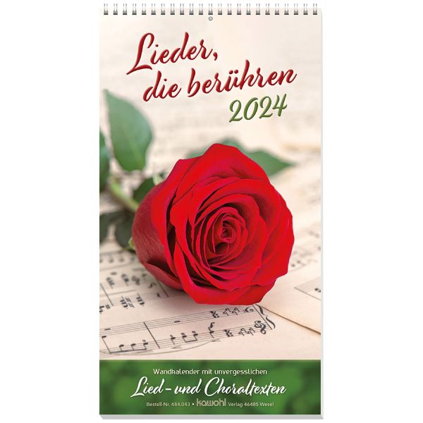 Lieder, die berühren 2024 - Wandkalender