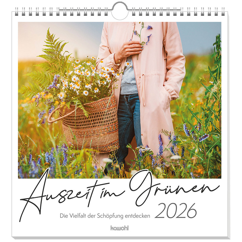 Auszeit im Grünen 2026 - Wandkalender