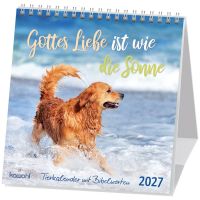 Gottes Liebe ist wie die Sonne 2027 - Postkartenkalender