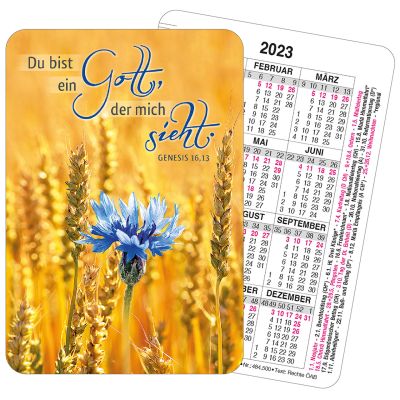 Jahreslosung 2023 - Spielkartenkalender