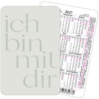 Jahreslosung 2027 Ich bin mit dir - Spielkartenkalender
