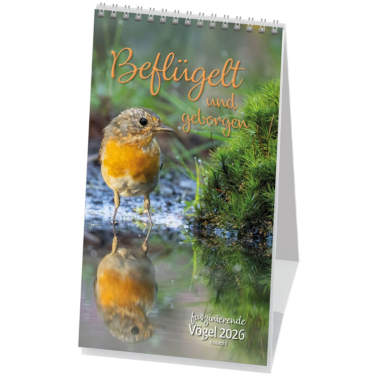 Beflügelt und geborgen 2026 - Postkartenkalender