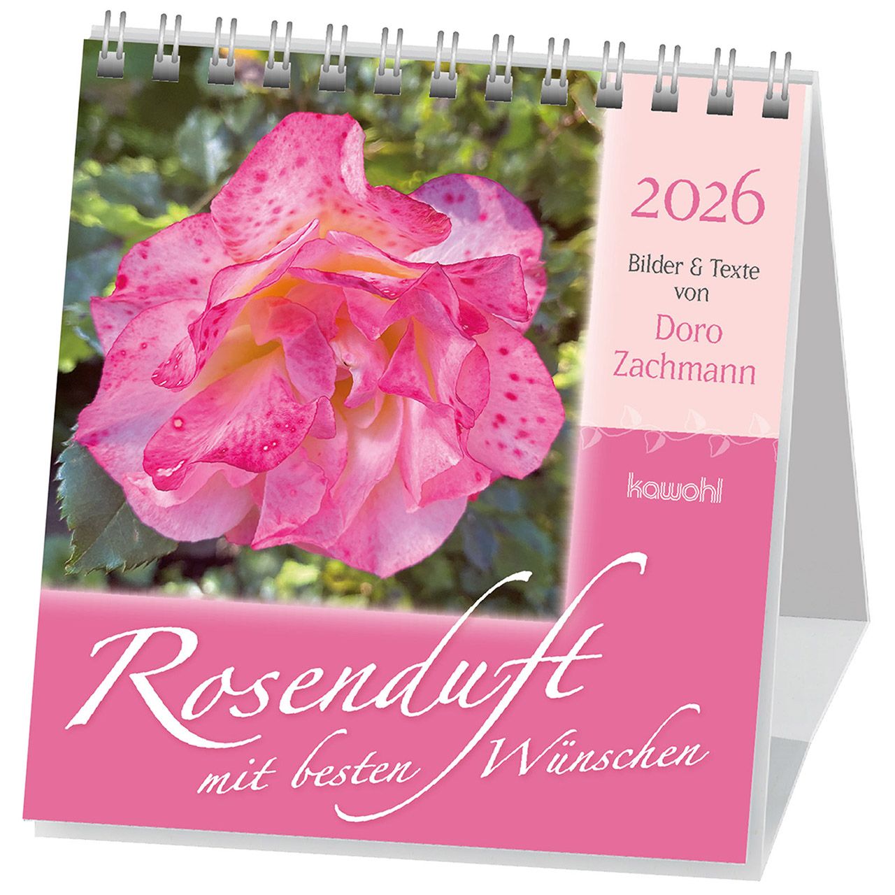 Rosenduft mit besten Wünschen 2026 - Aufstellkalender