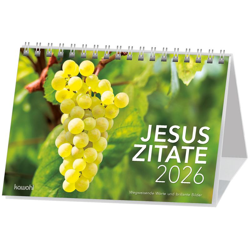 Jesus Zitate 2026 - Aufstellkalender