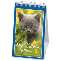 Mini Katzen Tatzen 2027 - Aufkleber-Kalender