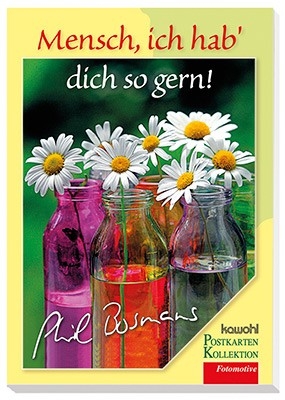 Postkartenbuch: Mensch, ich hab `  dich so gern