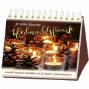 Im hellen Glanz der Weihnachtsfreude - Aufstellbuch|Postkarten-Aufstellbuch mit 24 Advents- & Weihnachtskarten