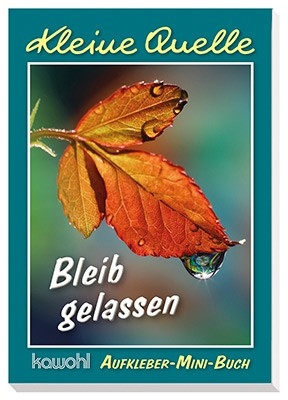 Aufkleber-Mini-Buch Bleib gelassen