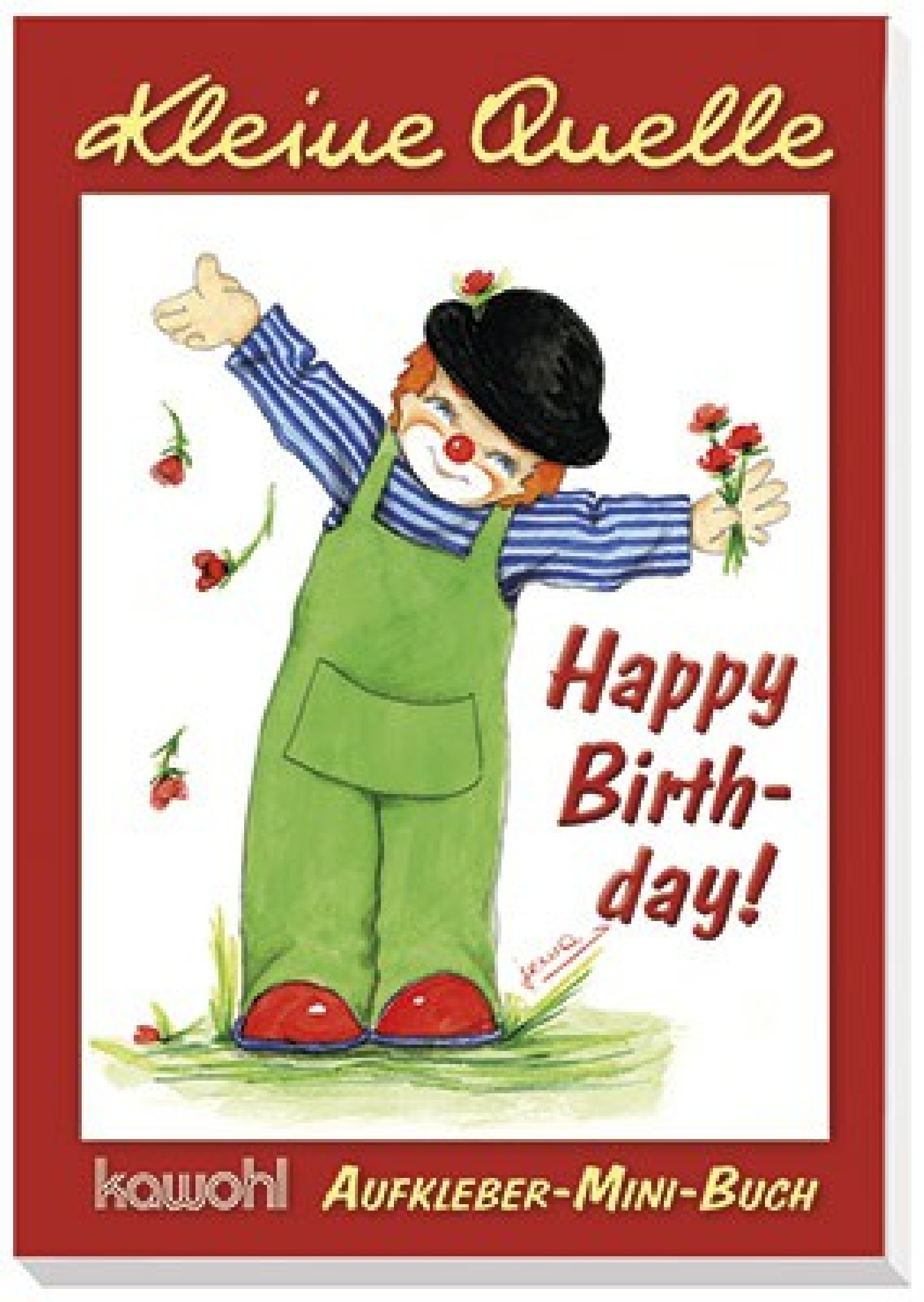 Aufkleber-Mini-Buch Happy Birthday!