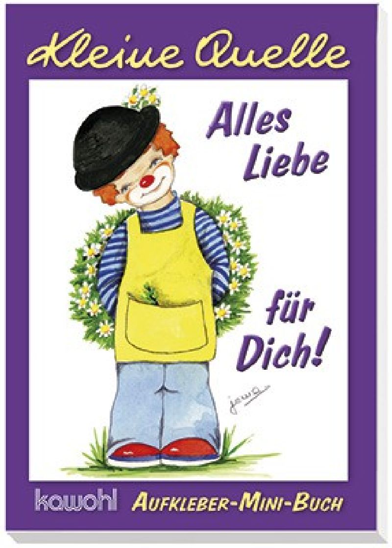 Aufkleber-Mini-Buch Alles Liebe für Dich!